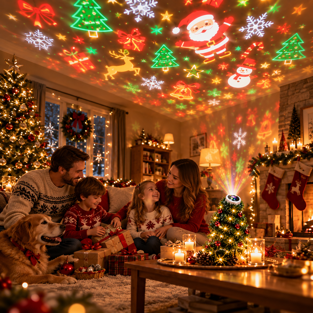 JollyGlow™ Christmas Projector