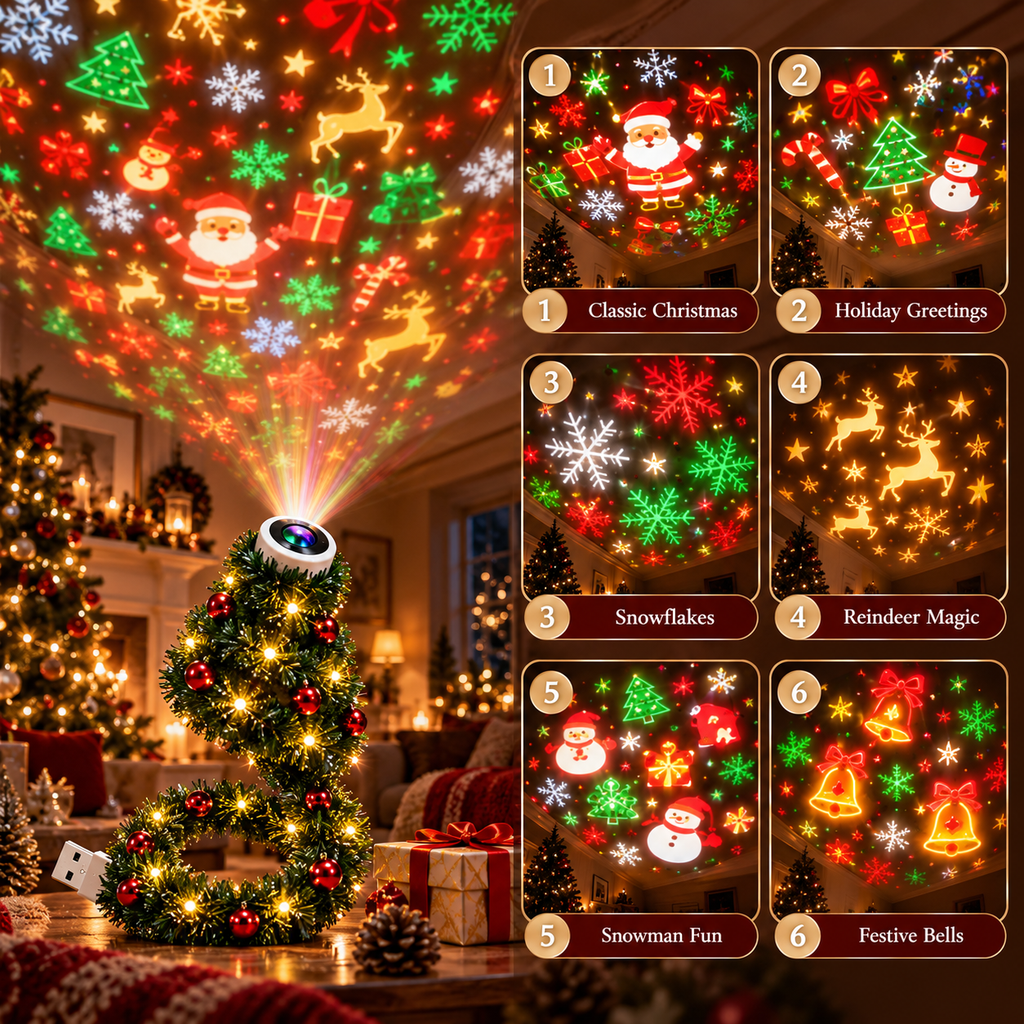 JollyGlow™ Christmas Projector